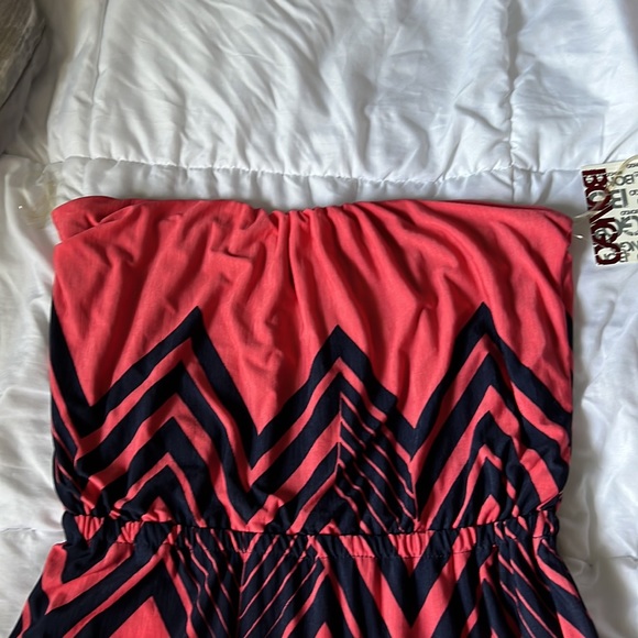 NWT Bongo strapless MAXI DRESS SZ Large - Picture 3 of 6